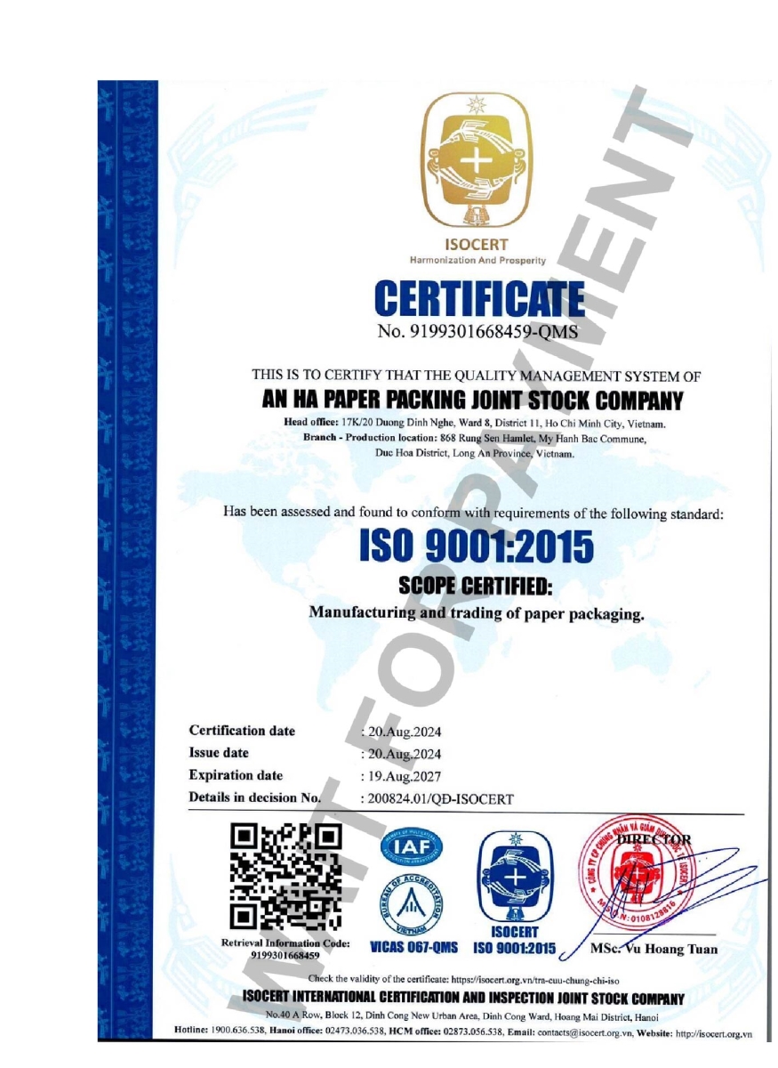 ISO 9001 - 2015